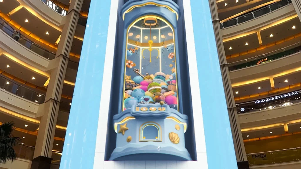 Claw Machine 3d Anamorphic Styleframe By SuperPixel